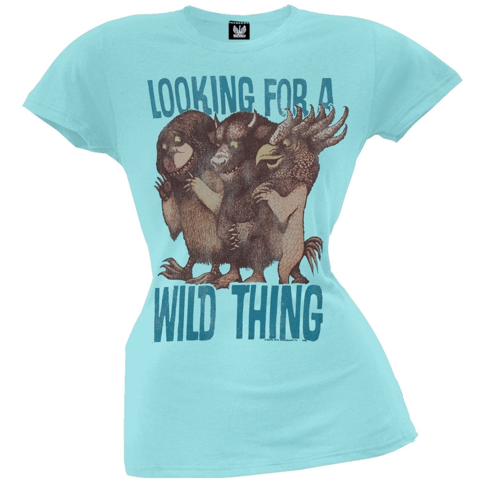 Where The Wild Things Are - Looking Juniors T-Shirt Juniors T-Shirts Where The Wild Things Are SM Light Blue