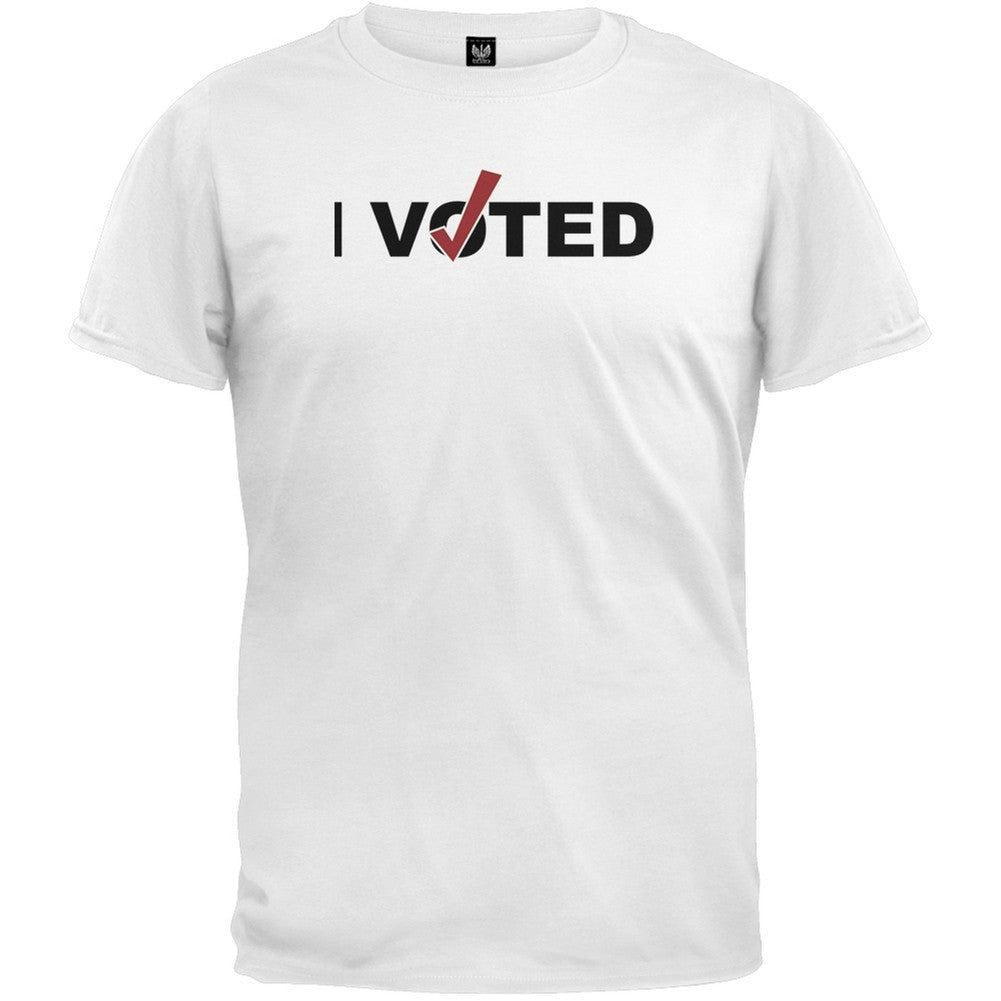 I Voted T-Shirt Men's T-Shirts Old Glory 2XL White 