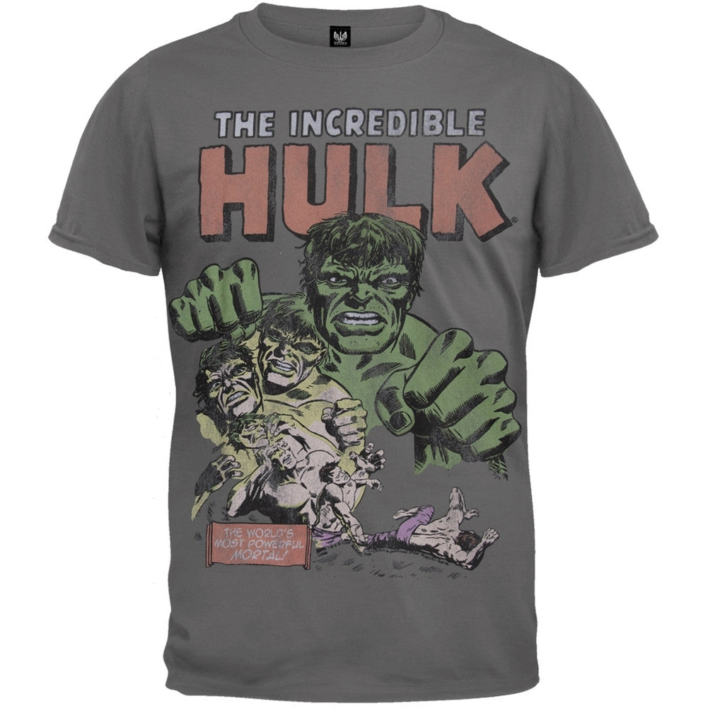 Hulk - Classic Art Soft T-Shirt Men's T-Shirts The Incredible Hulk   