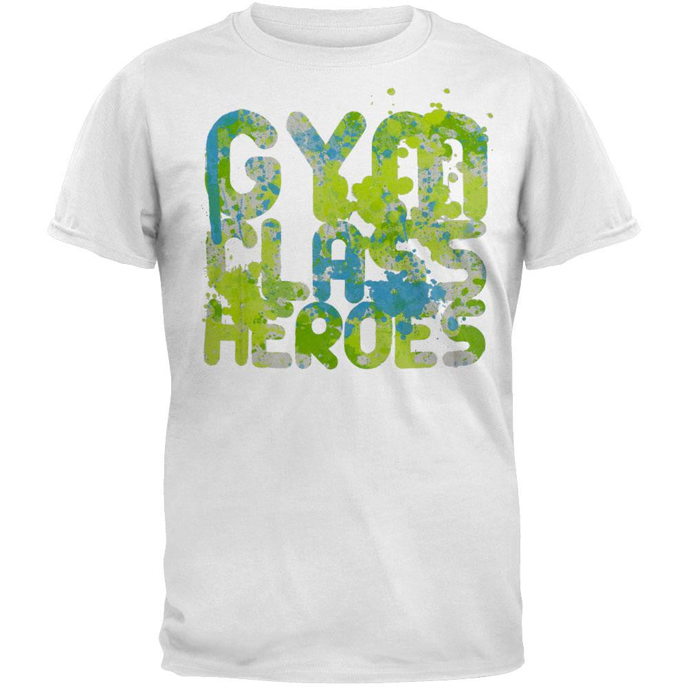 Gym Class Heroes - Splatter Soft T-Shirt Men's T-Shirts Gym Class Heroes SM White 