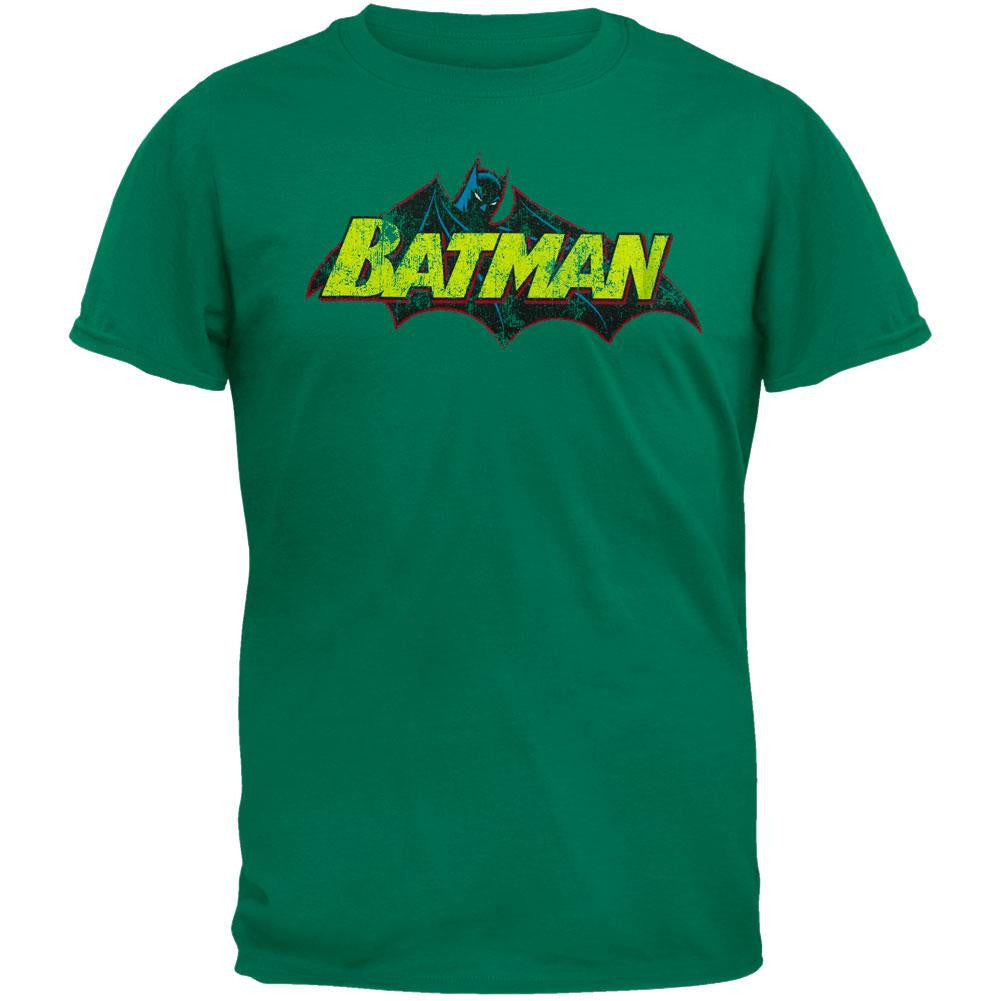 Batman - Batscape T-Shirt Men's T-Shirts Batman SM Green 