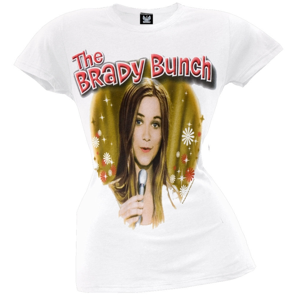 Brady Brunch - Dream Marsha Juniors T-Shirt Juniors T-Shirts Brady Bunch SM White