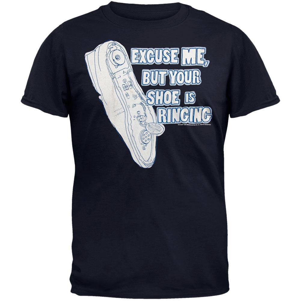 Get Smart - Excuse My Shoe Soft T-Shirt Men's T-Shirts Get Smart 2XL Blue 