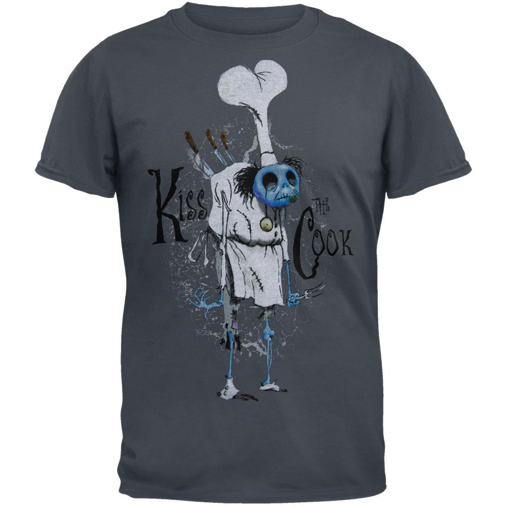 Corpse Bride - Kiss The Cook T-Shirt Men's T-Shirts Corpse Bride 2XL Grey 