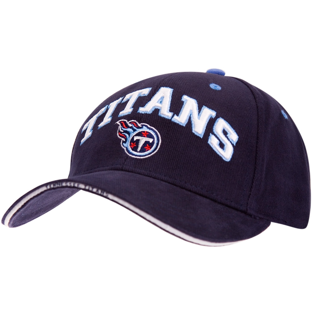 Tennessee Titans - 3D Logo Adjustable Baseball Cap Adjustable Baseball Caps Old Glory OS Blue 