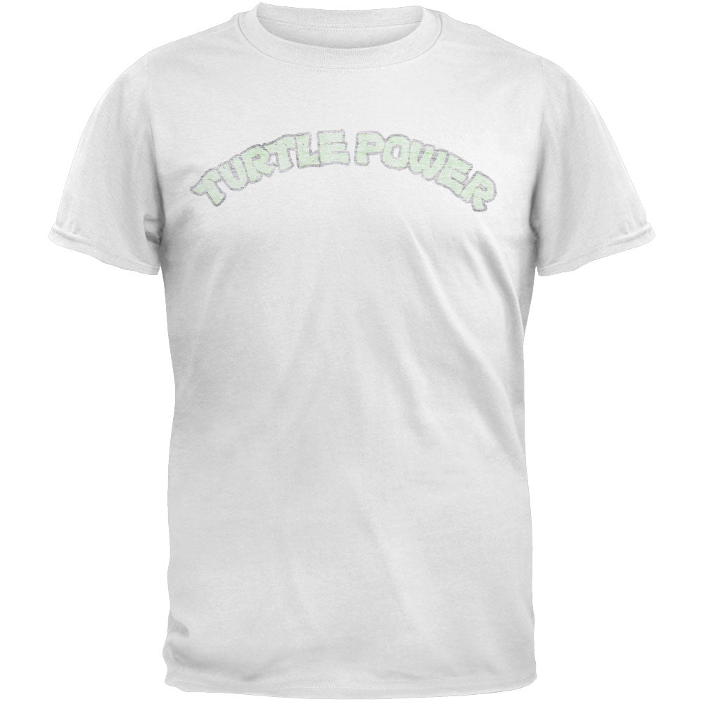 Teenage Mutant Ninja Turtles - Turtle Power Soft T-Shirt Men's T-Shirts Teenage Mutant Ninja Turtles 2XL White 