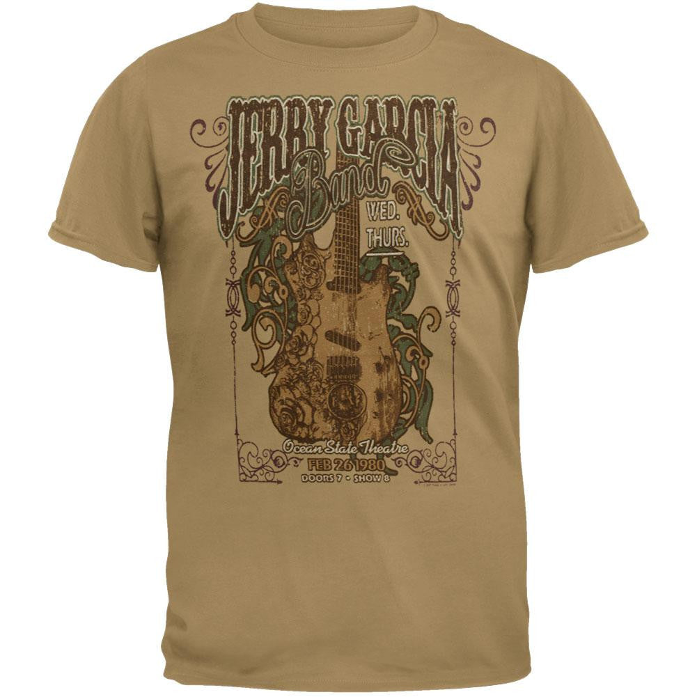 Jerry Garcia - Ocean State T-Shirt Men's T-Shirts Jerry Garcia 2XL Beige 