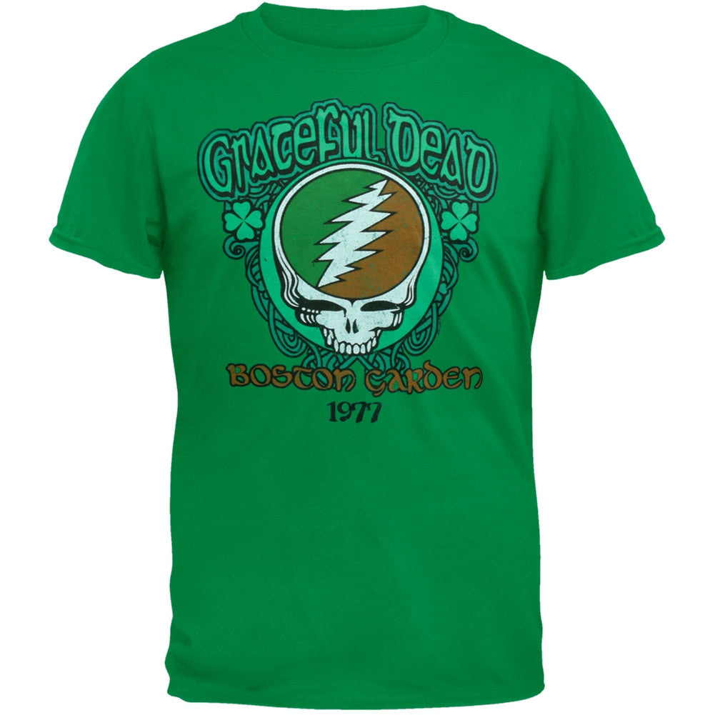 Grateful Dead - Shamrock T-Shirt Men's T-Shirts Grateful Dead SM Green 