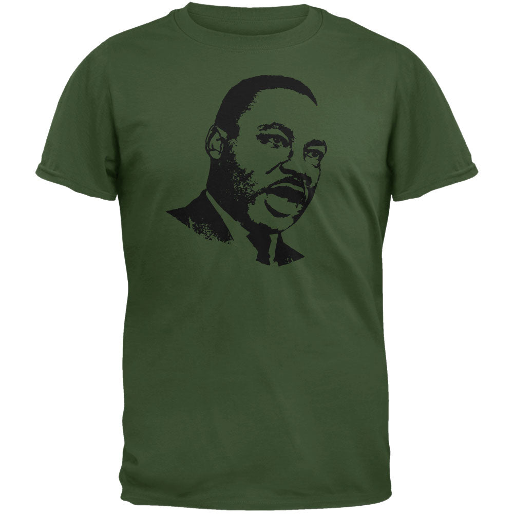 Martin Luther King Jr. T-Shirt Men's T-Shirts Old Glory 3XL Military Green 