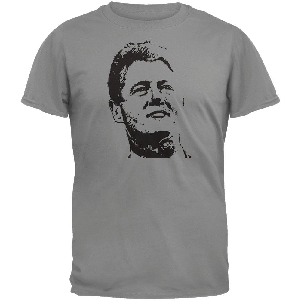 Bill Clinton T-Shirt - Gray Men's T-Shirts Bill Clinton 2XL Grey 