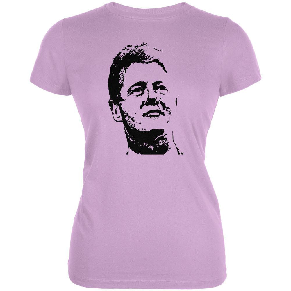 Bill Clinton Juniors T-Shirt - Lilac Juniors T-Shirts Bill Clinton LG Purple 