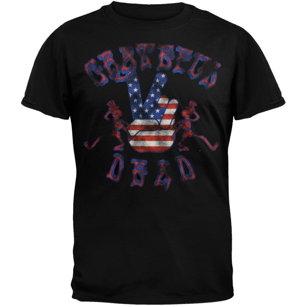 Grateful Dead - Peace Hand Soft T-Shirt Men's T-Shirts Grateful Dead   