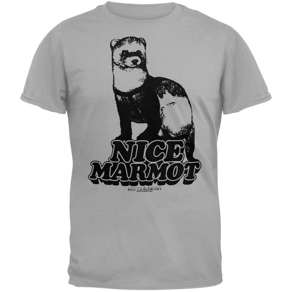 Big Lebowski - Marmot T-Shirt Men's T-Shirts The Big Lebowski SM Grey 