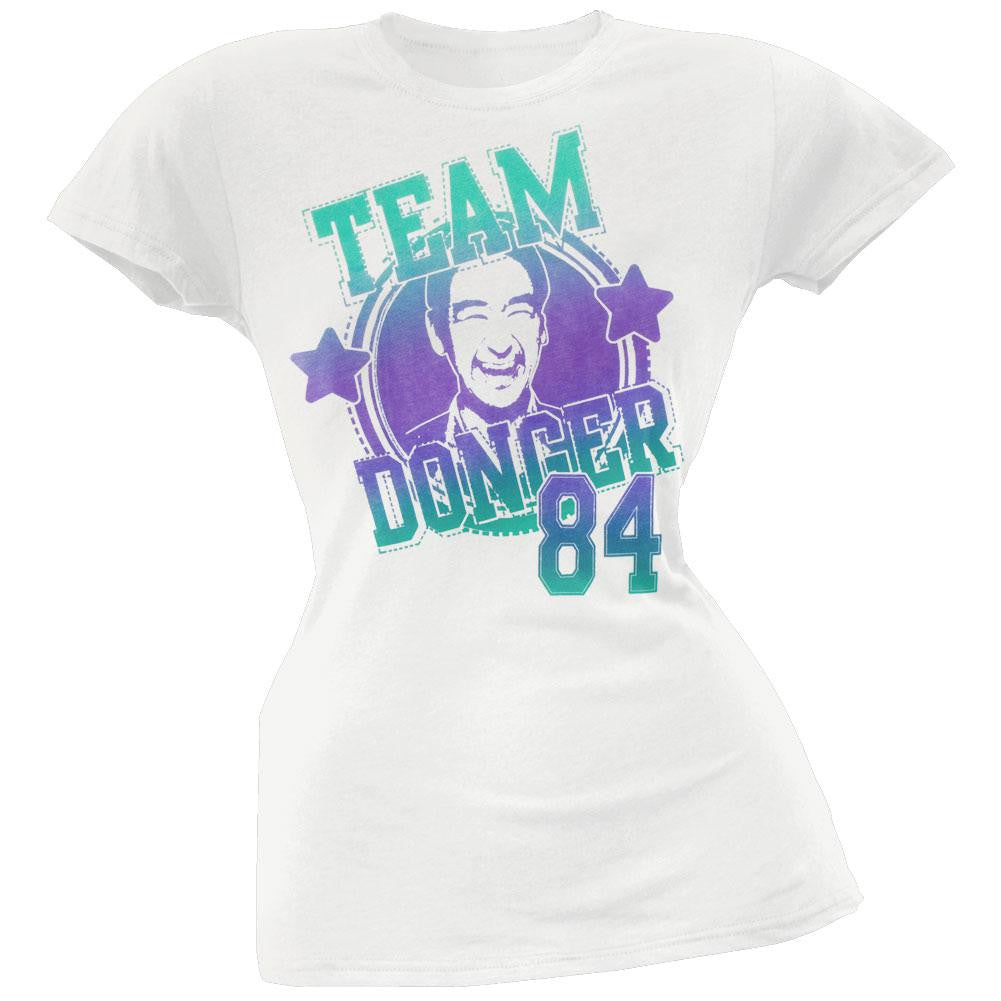 Sixteen Candles - Team Donger Juniors T-Shirt Juniors T-Shirts Sixteen Candles SM White 