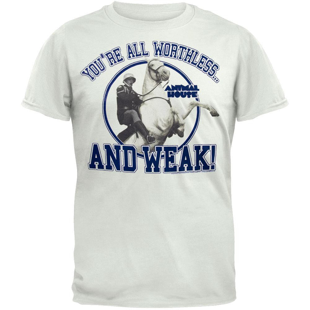 Animal House - Worthless & Weak T-Shirt Men's T-Shirts Animal House XL Grey