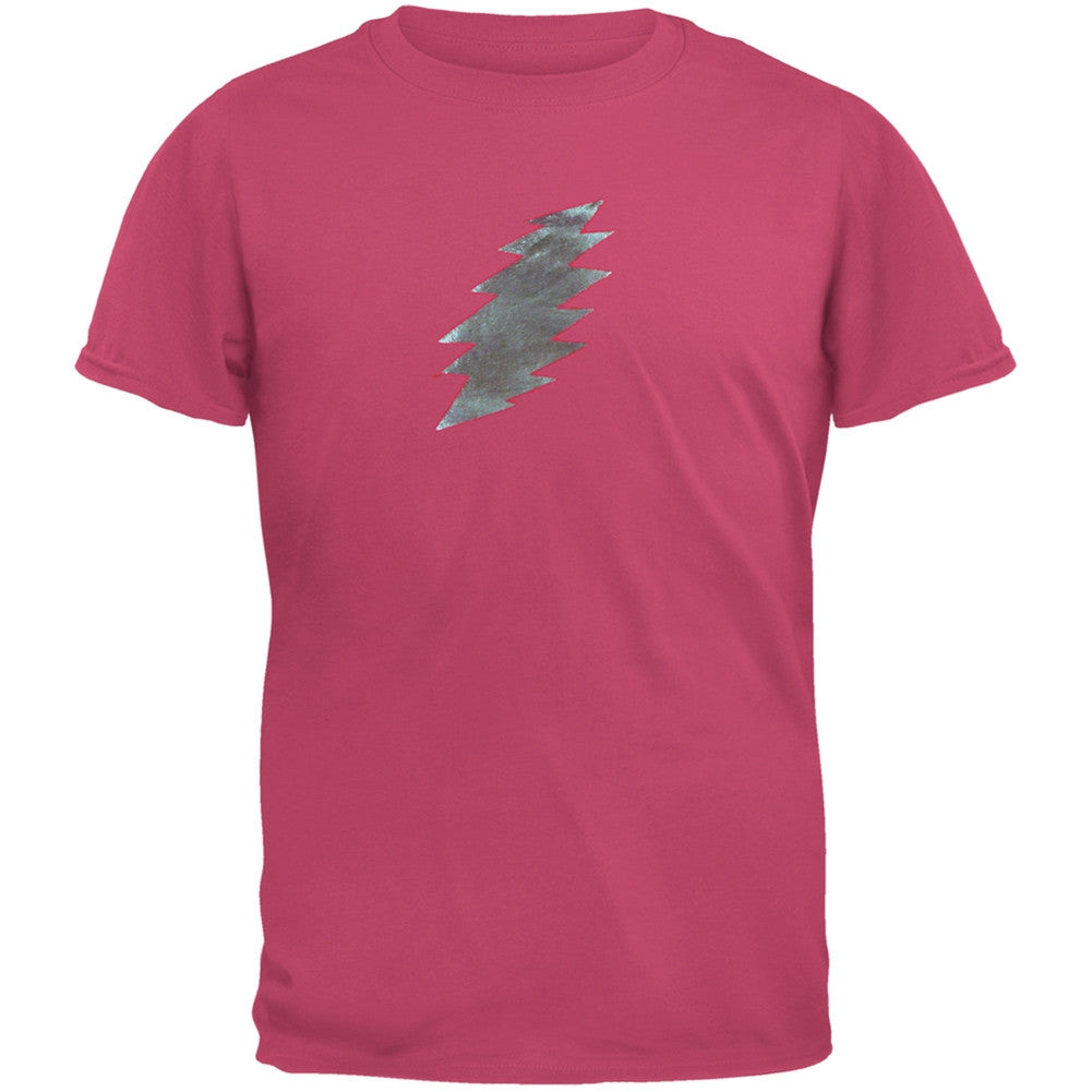 Grateful Dead - Foil Bolt Pink Youth T-Shirt Youth T-Shirts Grateful Dead SM Pink