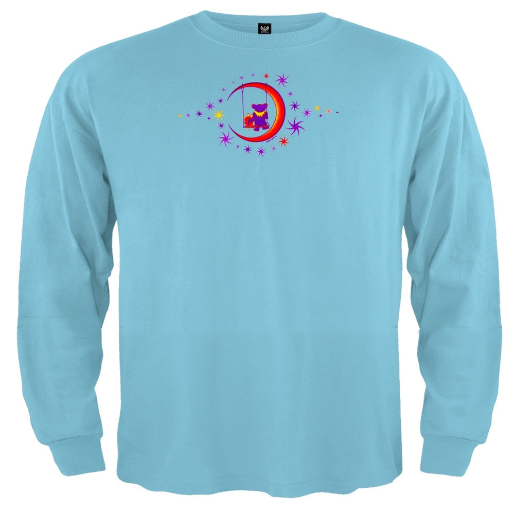 Grateful Dead - Moon Swing Blue Toddler Long Sleeve T-Shirt Toddler Long Sleeves Grateful Dead   