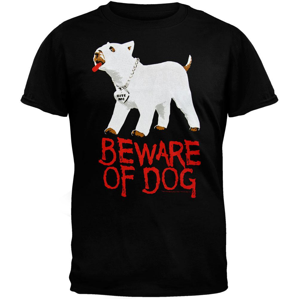 There's Something About Mary - Beware Of Dog T-Shirt Men's T-Shirts There's Something About Mary LG Black 