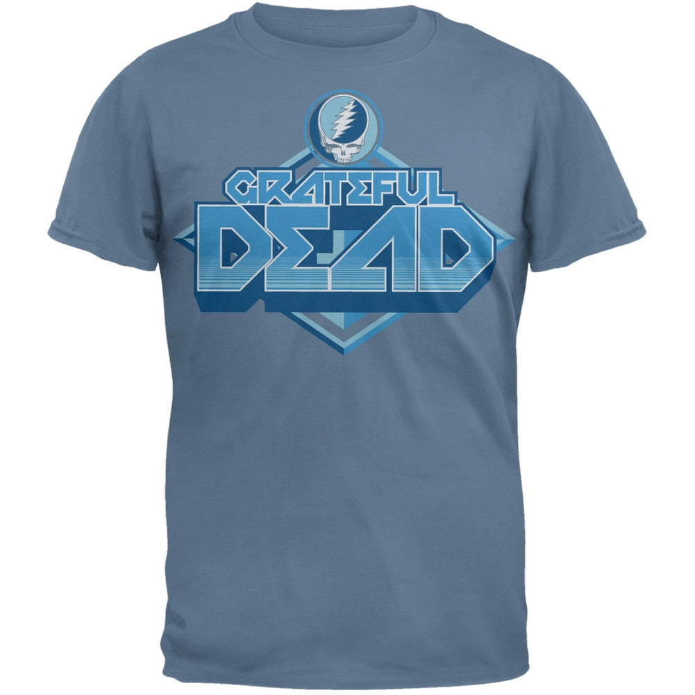 Grateful Dead - Diamond T-Shirt Men's T-Shirts Grateful Dead SM Light Blue 