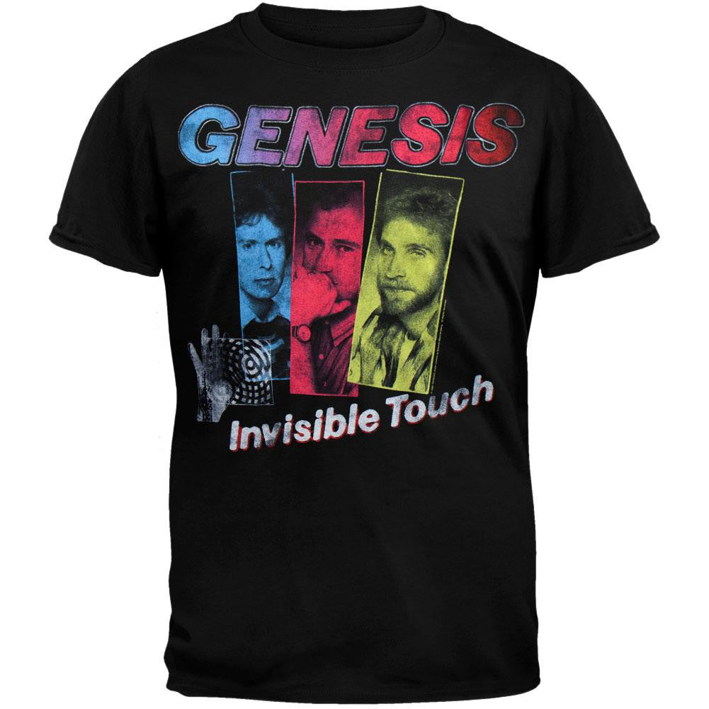 Genesis - Invisible Touch T-Shirt Men's T-Shirts Genesis LG Black
