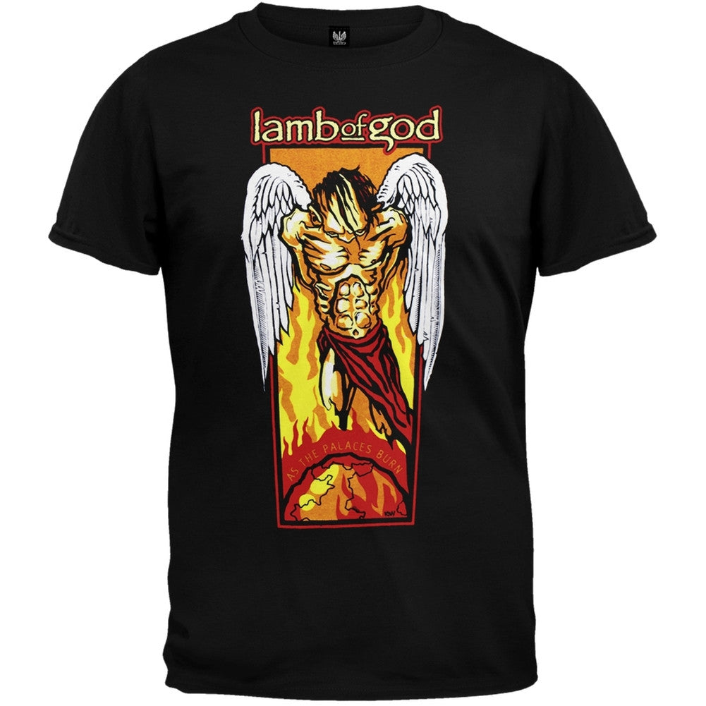 Lamb Of God - As Palaces Burn T-Shirt Men's T-Shirts Lamb of God   