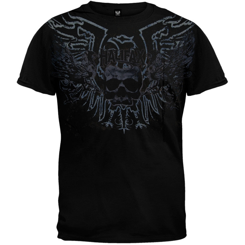 Halifax - Skull Emblem T-Shirt Men's T-Shirts Halifax MD Black