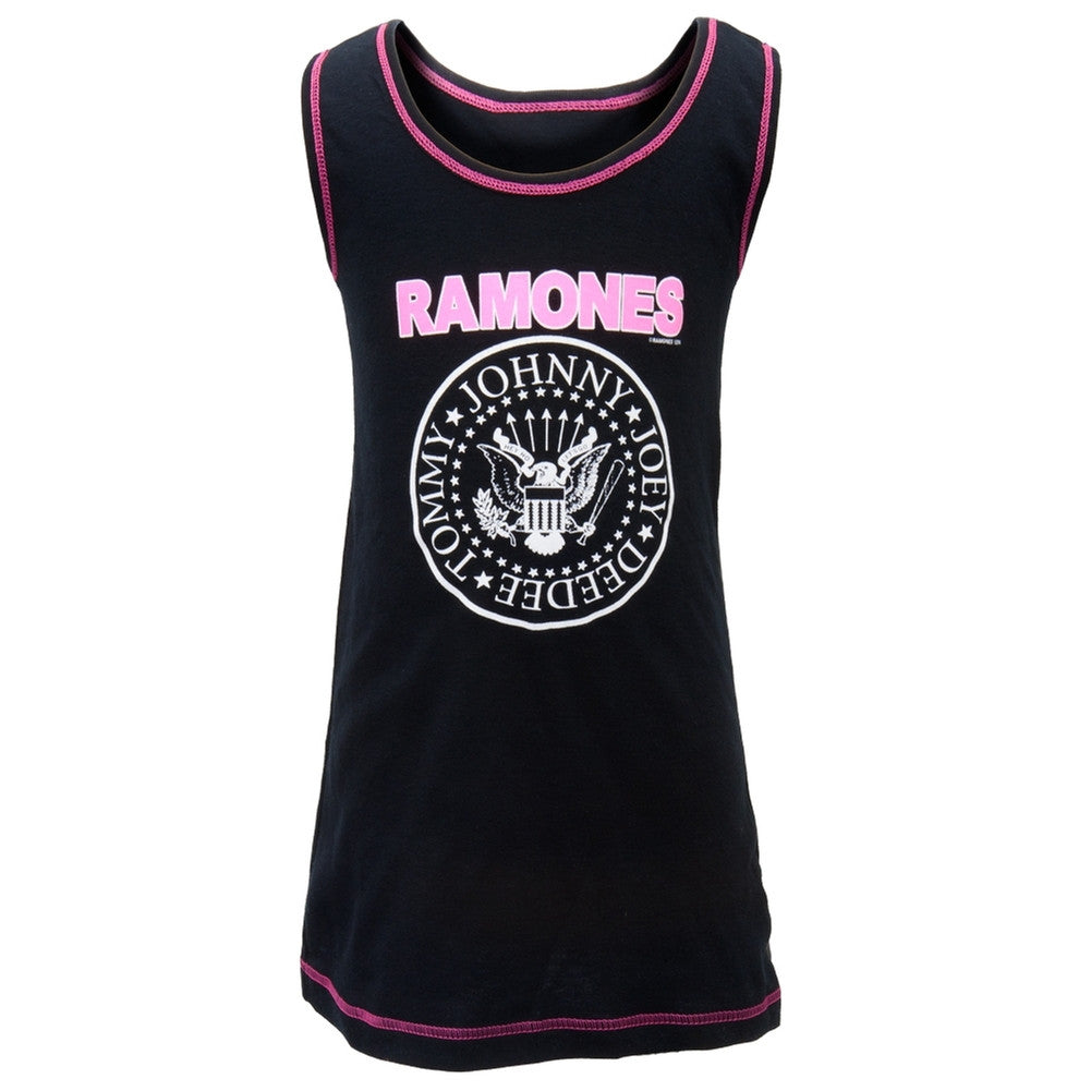 Ramones - Pink & Black Toddler Dress Toddler Dresses Ramones   