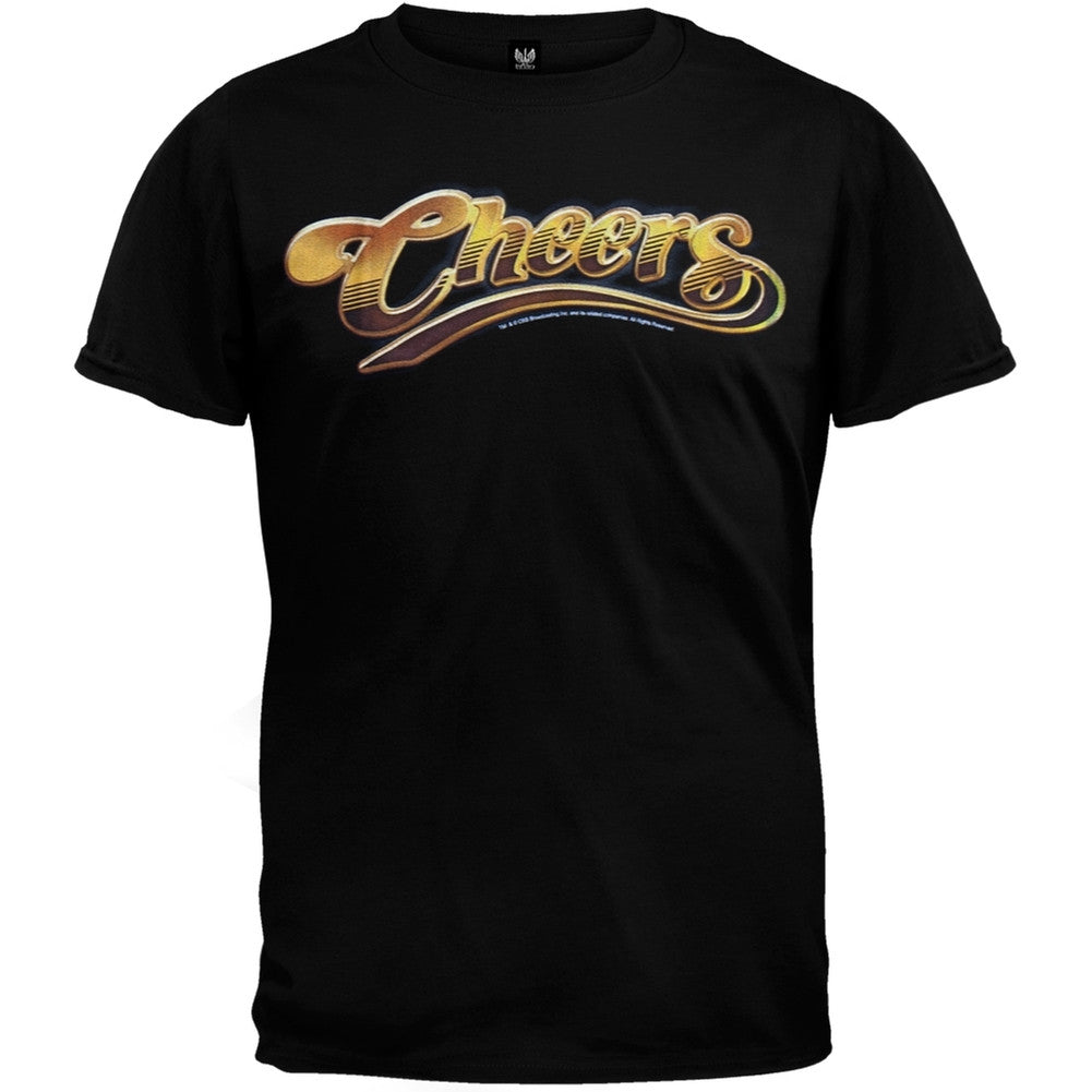 Cheers - Logo T-Shirt Men's T-Shirts Cheers SM Black 