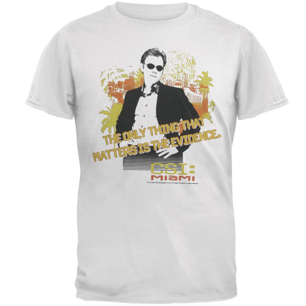 CSI: Miami - Hands On Hips T-Shirt Men's T-Shirts CSI Miami SM Grey 
