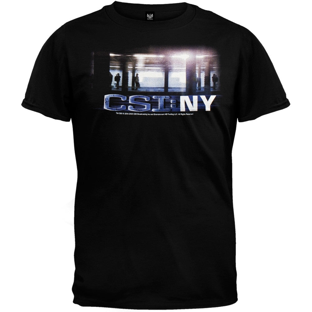 CSI: New York - Subway T-Shirt Men's T-Shirts CSI New York 2XL Black 