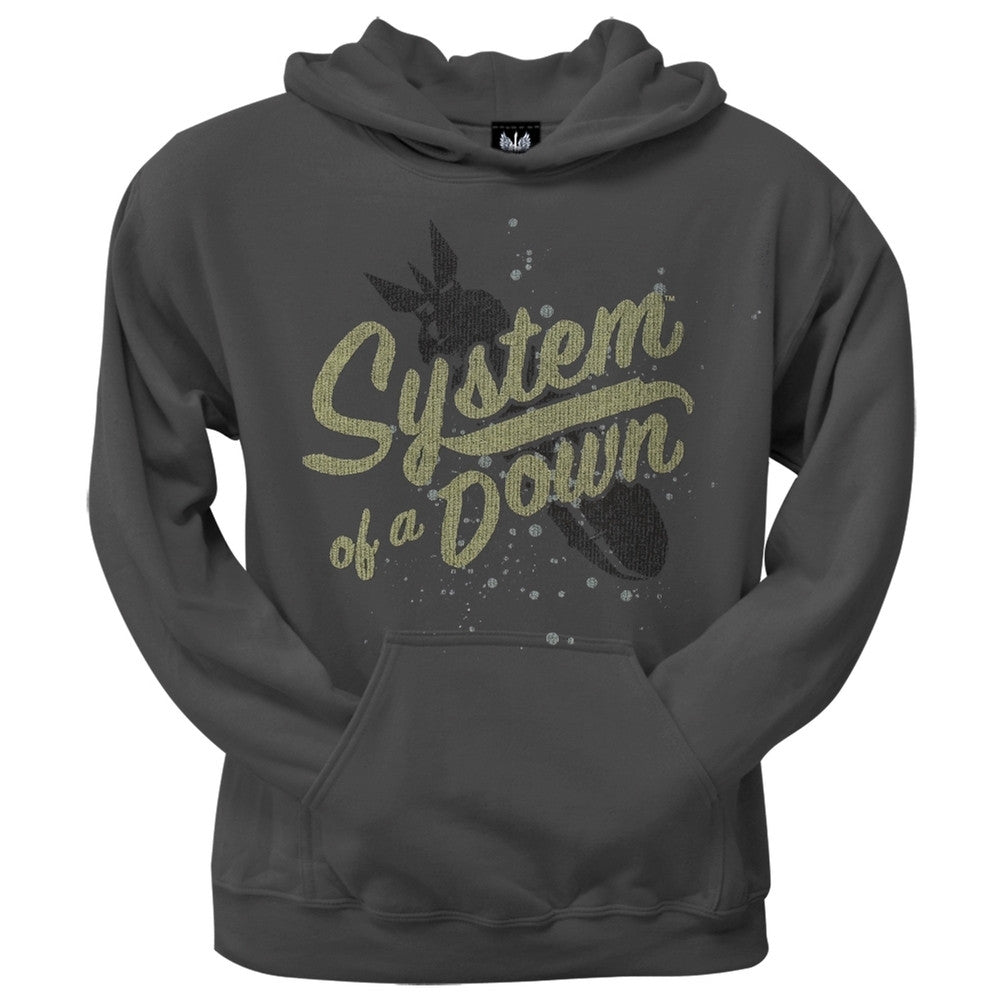 System Of A Down - Bomb Script Hooded Sweatshirt Men's Hoodies System of a Down   