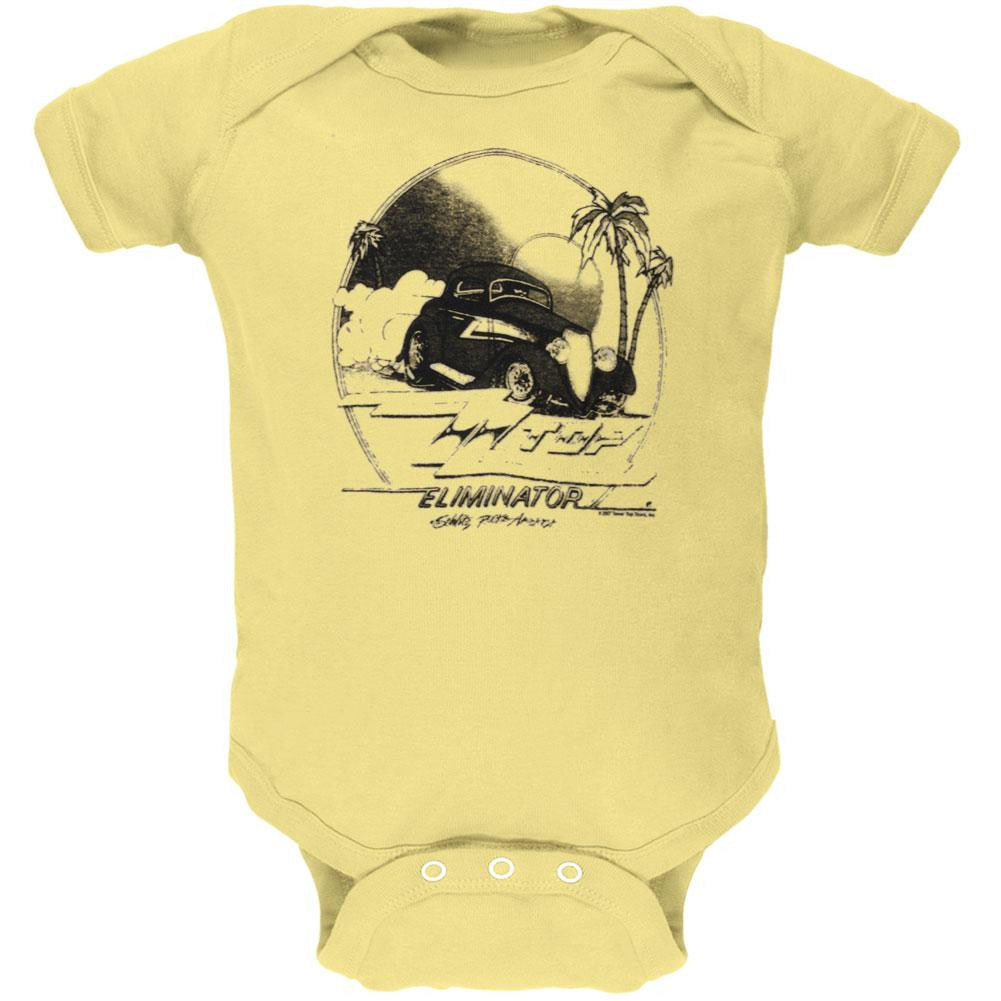 ZZ Top - Lil' Roadstar Lemon Baby One Piece Baby One Piece ZZ Top 0-6M Yellow