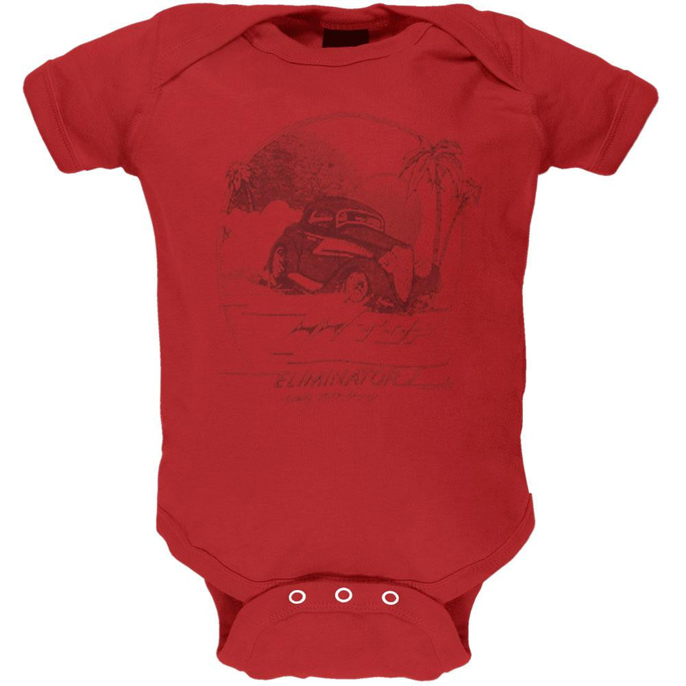 ZZ Top - Lil' Roadstar Red Baby One Piece Baby One Piece ZZ Top 0-6M Red 