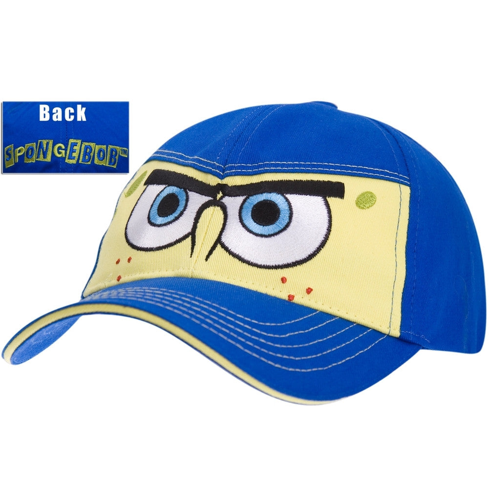 Spongebob - Eyes Blue Boys Cap Toddler Hats Old Glory OS Blue 