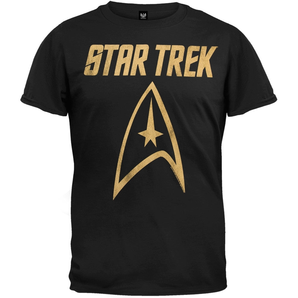 Star Trek - Logo Soft T-Shirt Men's T-Shirts Star Trek SM Black 