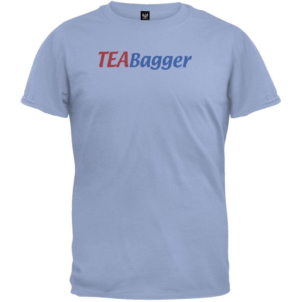 Tea Bagger Light Blue T-Shirt Men's T-Shirts Old Glory 2XL Blue 