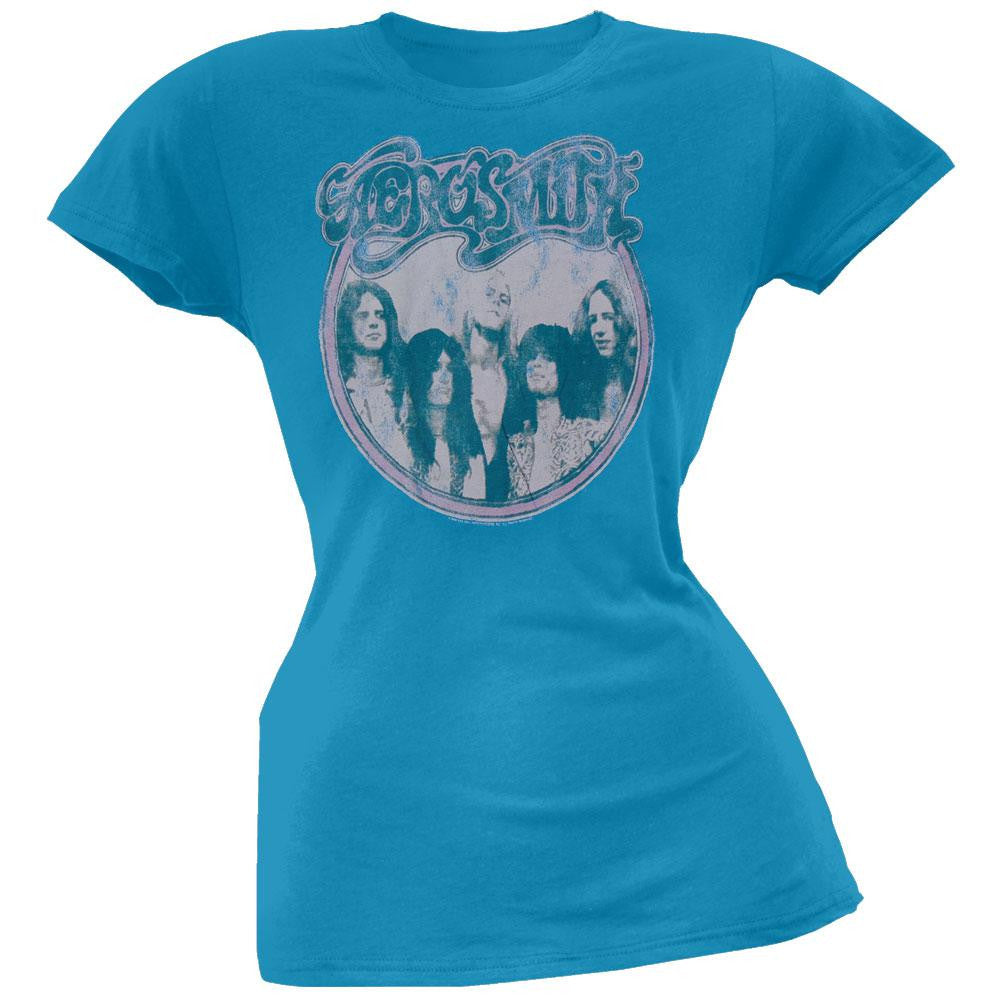 Aerosmith - Legends Juniors T-Shirt Juniors T-Shirts Aerosmith SM Blue