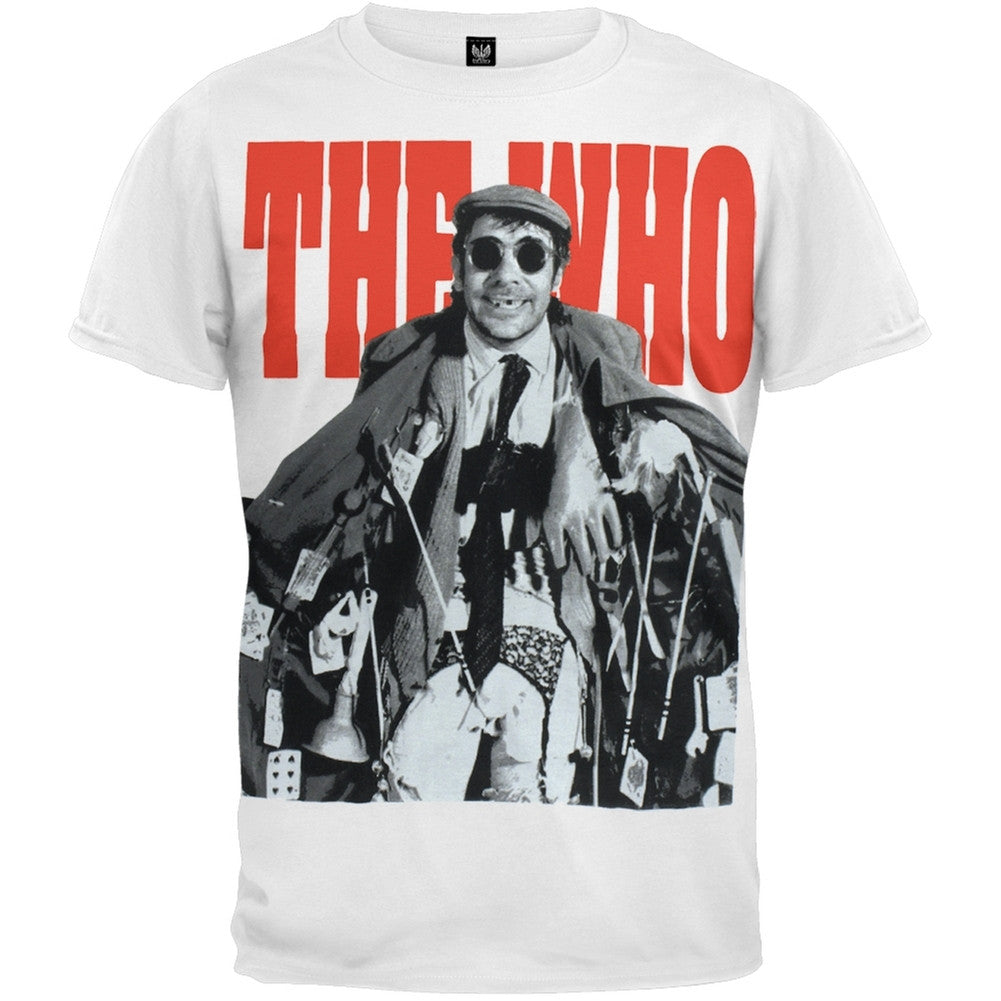 The Who - Getting In Tune T-Shirt Men's T-Shirts The Who XL White