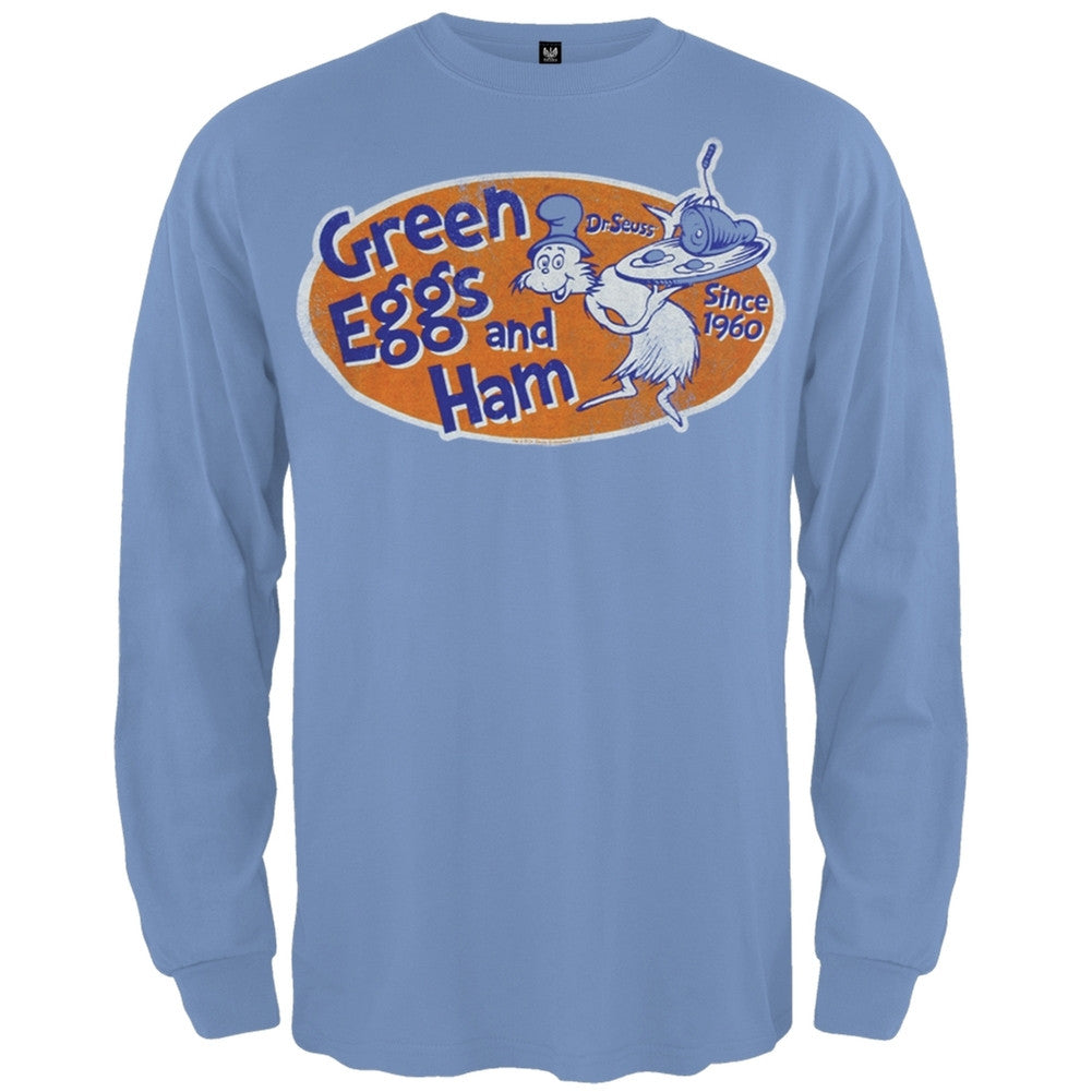 Dr. Seuss - Eggstra Special Long Sleeve T-Shirt Men's Long Sleeves Dr. Seuss SM Light Blue 