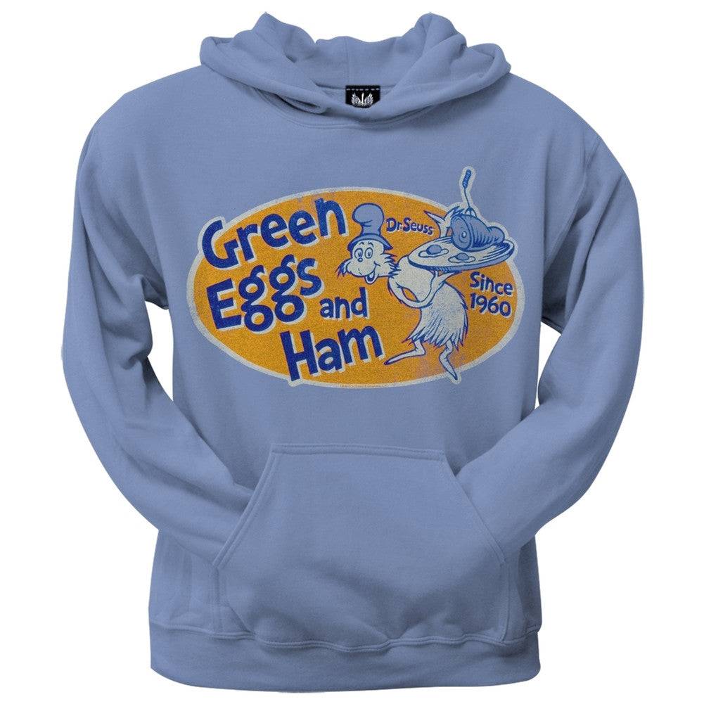 Dr. Seuss - Eggstra Green Eggs and Ham Special Hoodie Men's Hoodies Dr. Seuss SM Light Blue 