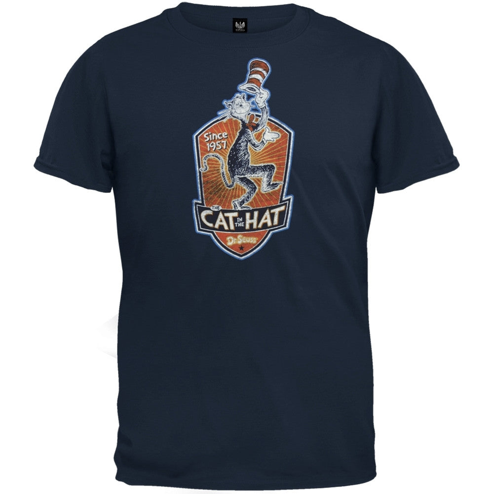 Dr. Seuss - Cat's Meow Youth T-Shirt Youth T-Shirts Dr. Seuss LG Dark Blue 