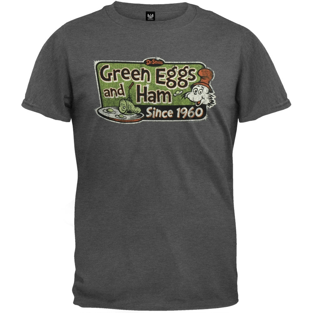 Dr. Seuss - Roadside Sam T-Shirt Men's T-Shirts Dr. Seuss SM Grey 