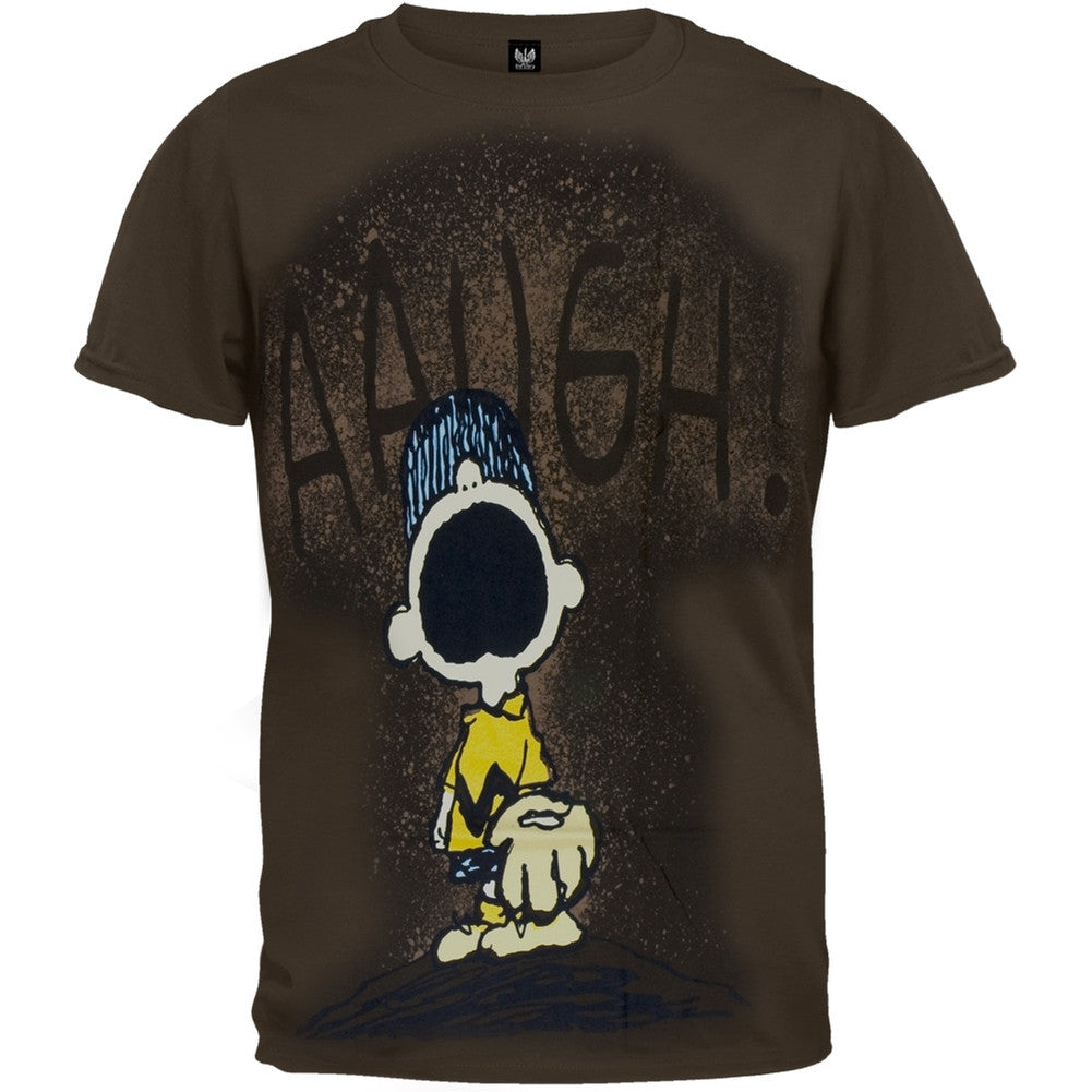 Peanuts - Augh Band T-Shirt Men's T-Shirts Peanuts   