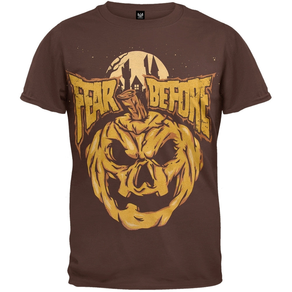 Fear Before - Pumpkin T-Shirt Men's T-Shirts Fear Before (the March of Flames) SM Brown 