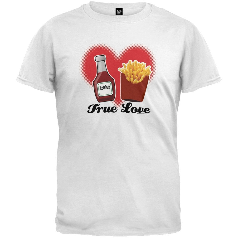 True Love T-Shirt Men's T-Shirts Old Glory 2XL White 