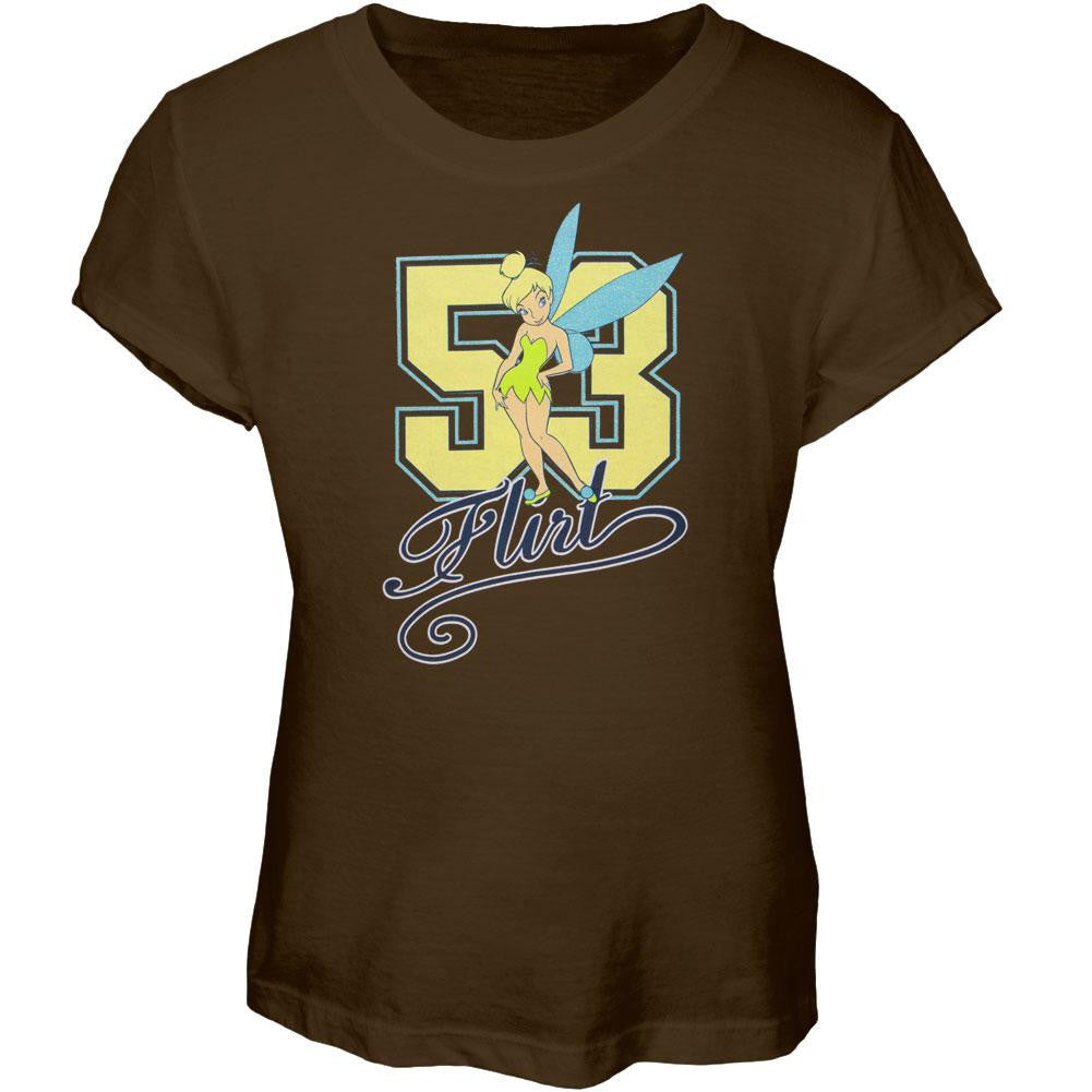 Tinkerbell - Flirt Girl's Youth T-Shirt Youth T-Shirts Tinkerbell XS Brown