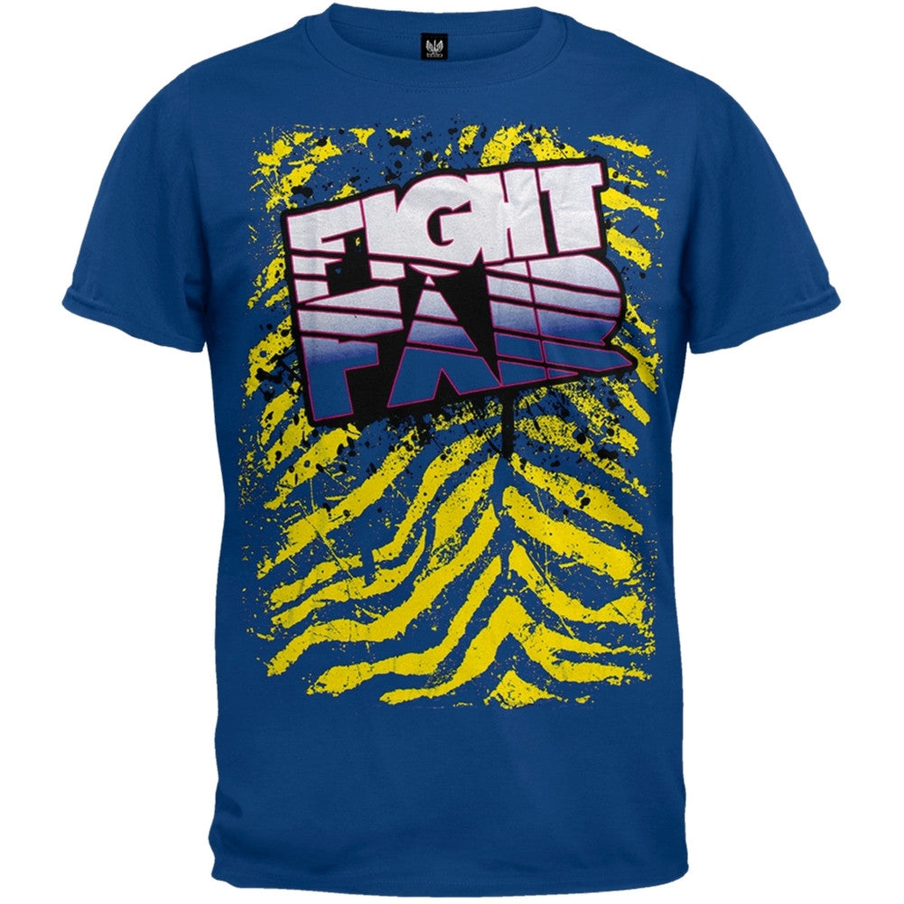 Fight Fair - Splatter Soft Blue T-Shirt Men's T-Shirts Fight Fair   