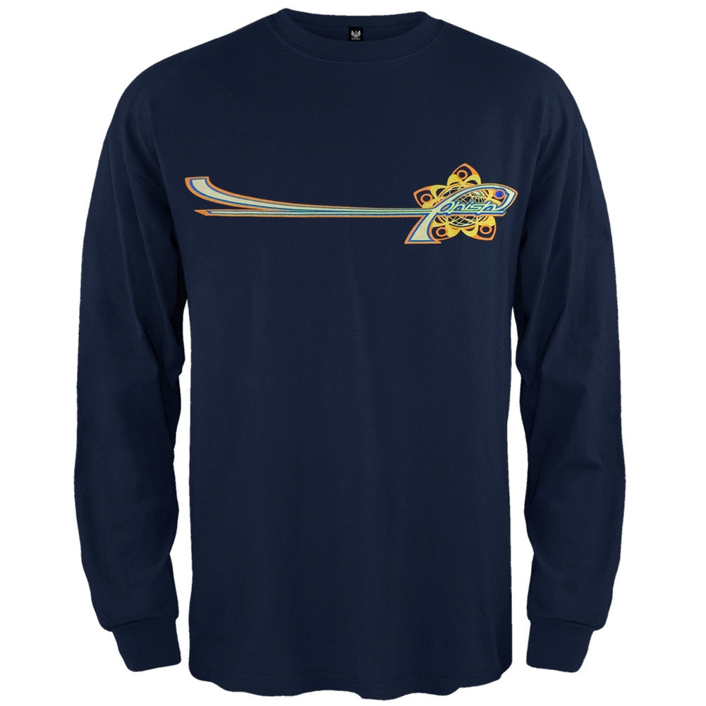 Phish - Globe Long Sleeve Men's Long Sleeves Phish SM Dark Blue 