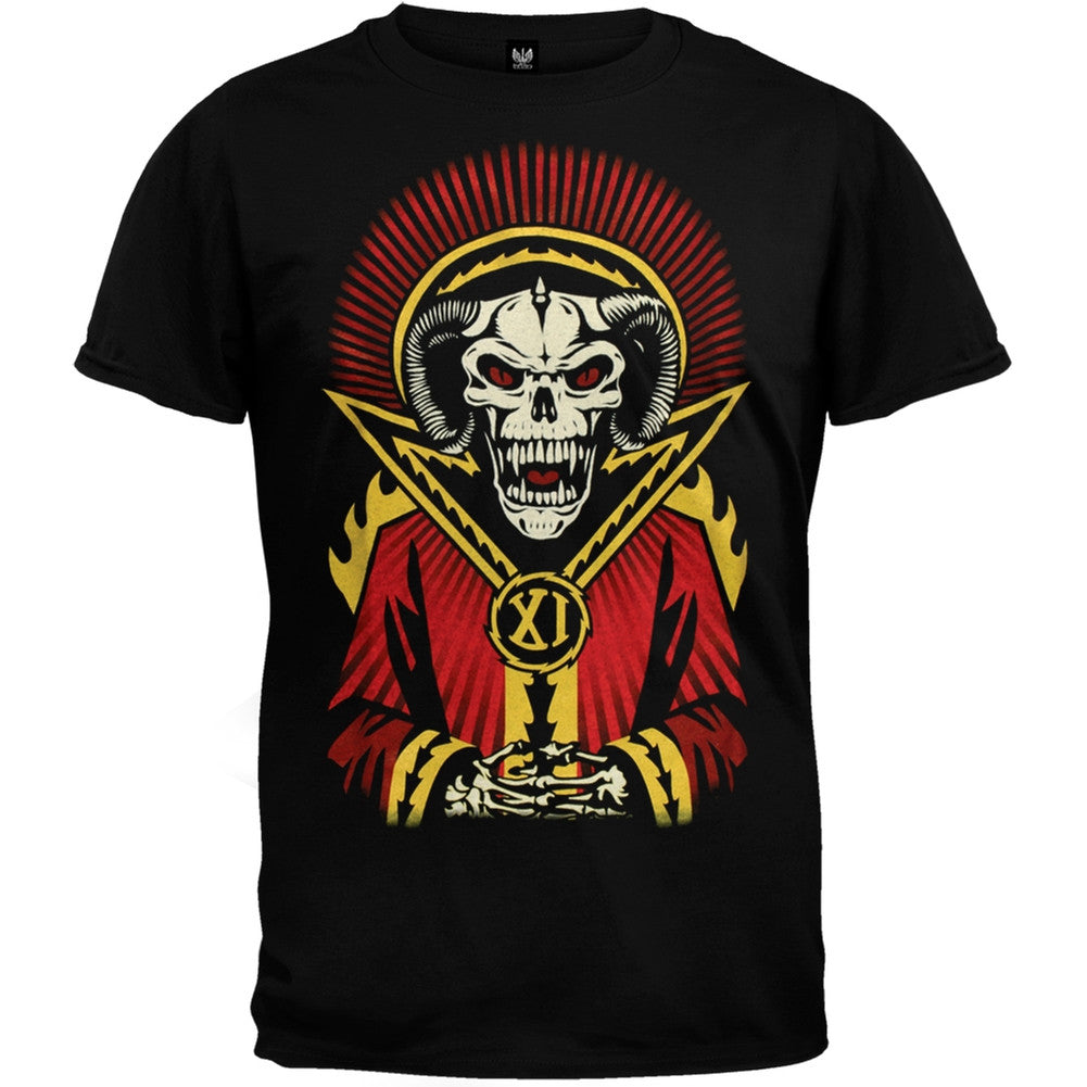 Ozzfest - Horned Demon Priest T-Shirt Men's T-Shirts Ozzy Osbourne MD Black