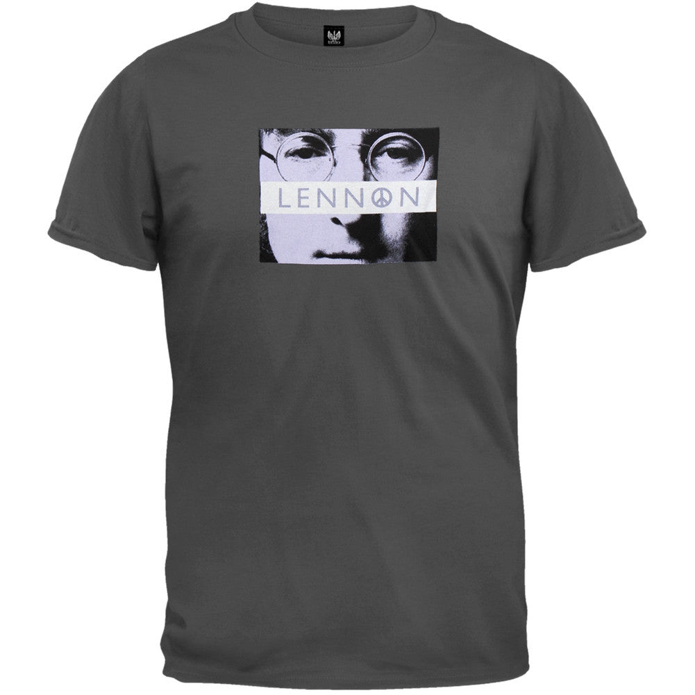 John Lennon - Yes Grey Short Sleeve T-Shirt Men's T-Shirts John Lennon   